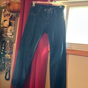 Levi's Dark Blue Bootcut Jeans 100% cotton no stretch
